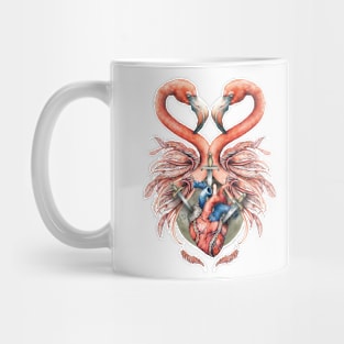 Flamingos in love Mug